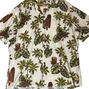 Hilo Hattie The Original Hawaiian Shirt Men’s XL Tropical Island Beach Vacation